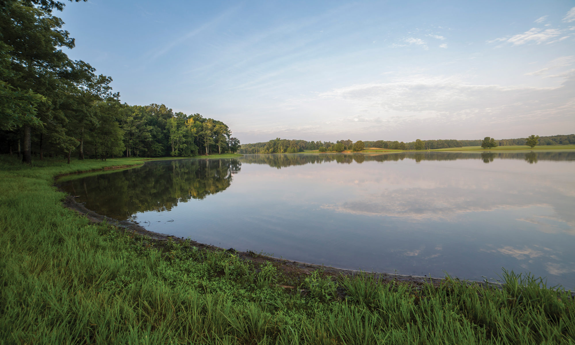 Large lake at the UT Lone Oaks Farm