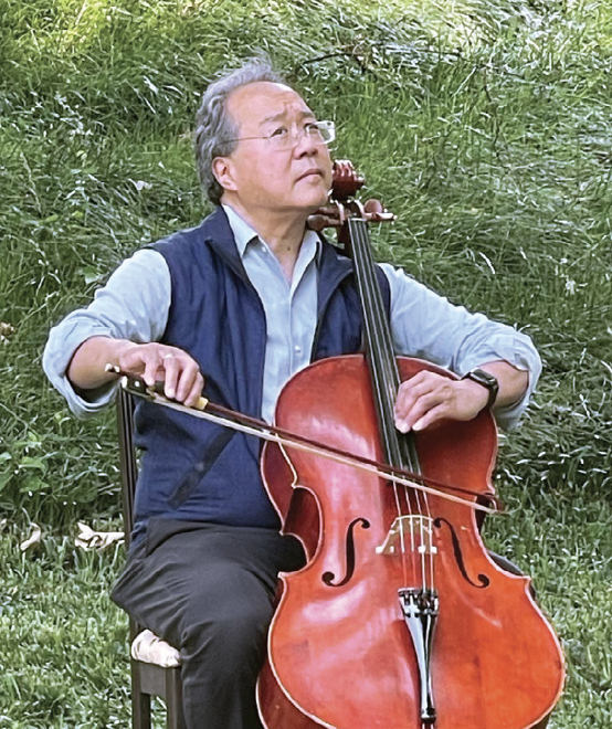 Yo-Yo Ma playing the cello
