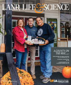 Cover of the Fall/Winter 2023 issues of Land, Life and Science
