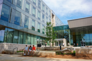 The exterior of the new Agriculture and Natural Resources building