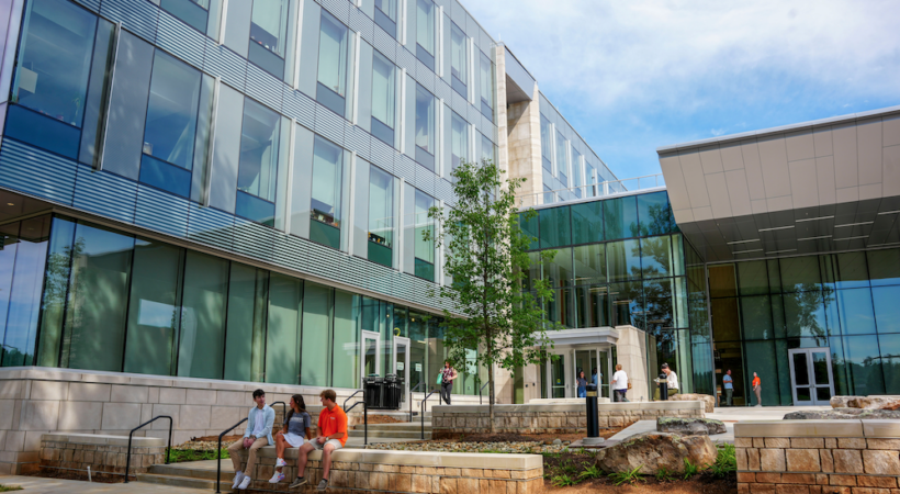 The exterior of the new Agriculture and Natural Resources building