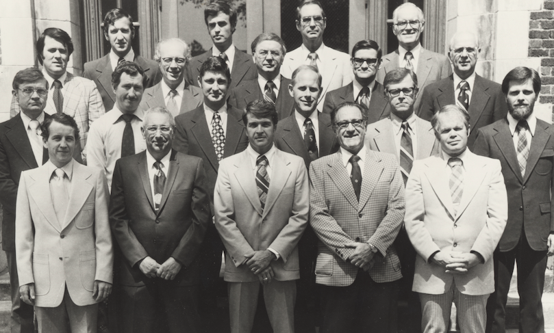 Founding faculty posing for a photo