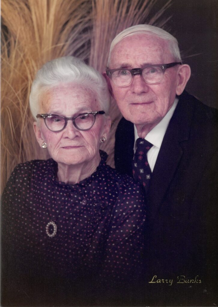 A portrait of a couple