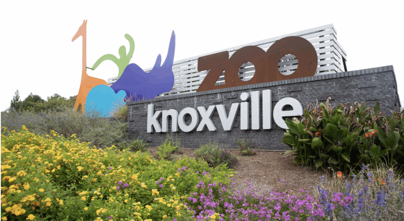 Zoo Knoxville sign