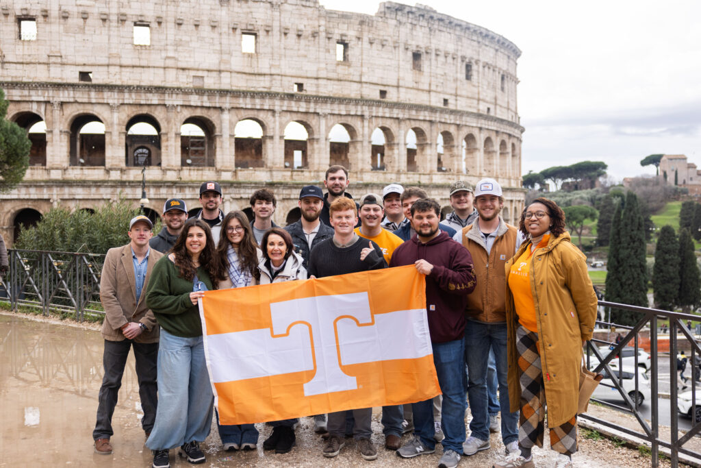 Construction Science students in the Herbert College of Agriculture explore Rome, Italy, during the Ancient and Medieval Era Construction study abroad experience in January 2026.