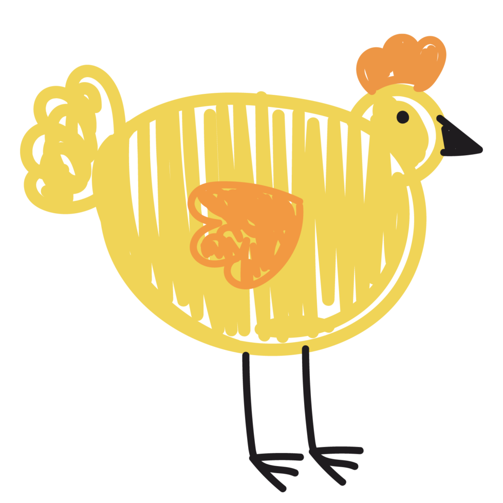 doodle of a chicken